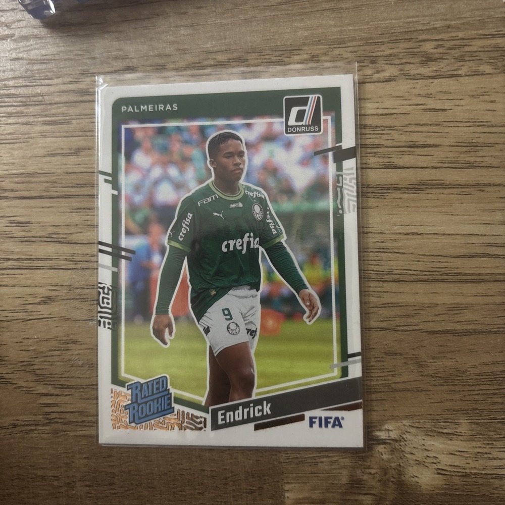 Endrick 2023-24 Panini Donruss Rated Rookie‎ NRMT+ Brazil / Real Madrid RC